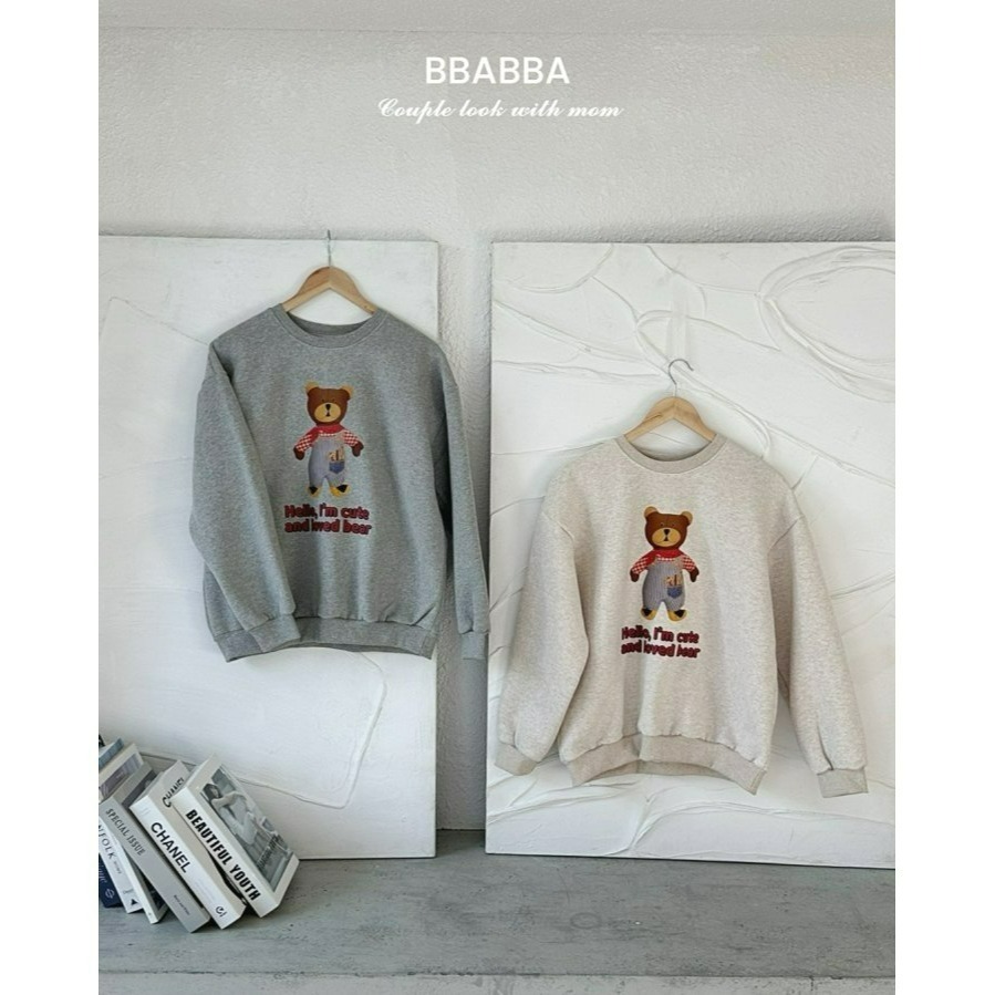 BBABBA 包屁衣 빠빠 윈터베어롱슈트(양기모)-맘커플-細節圖5