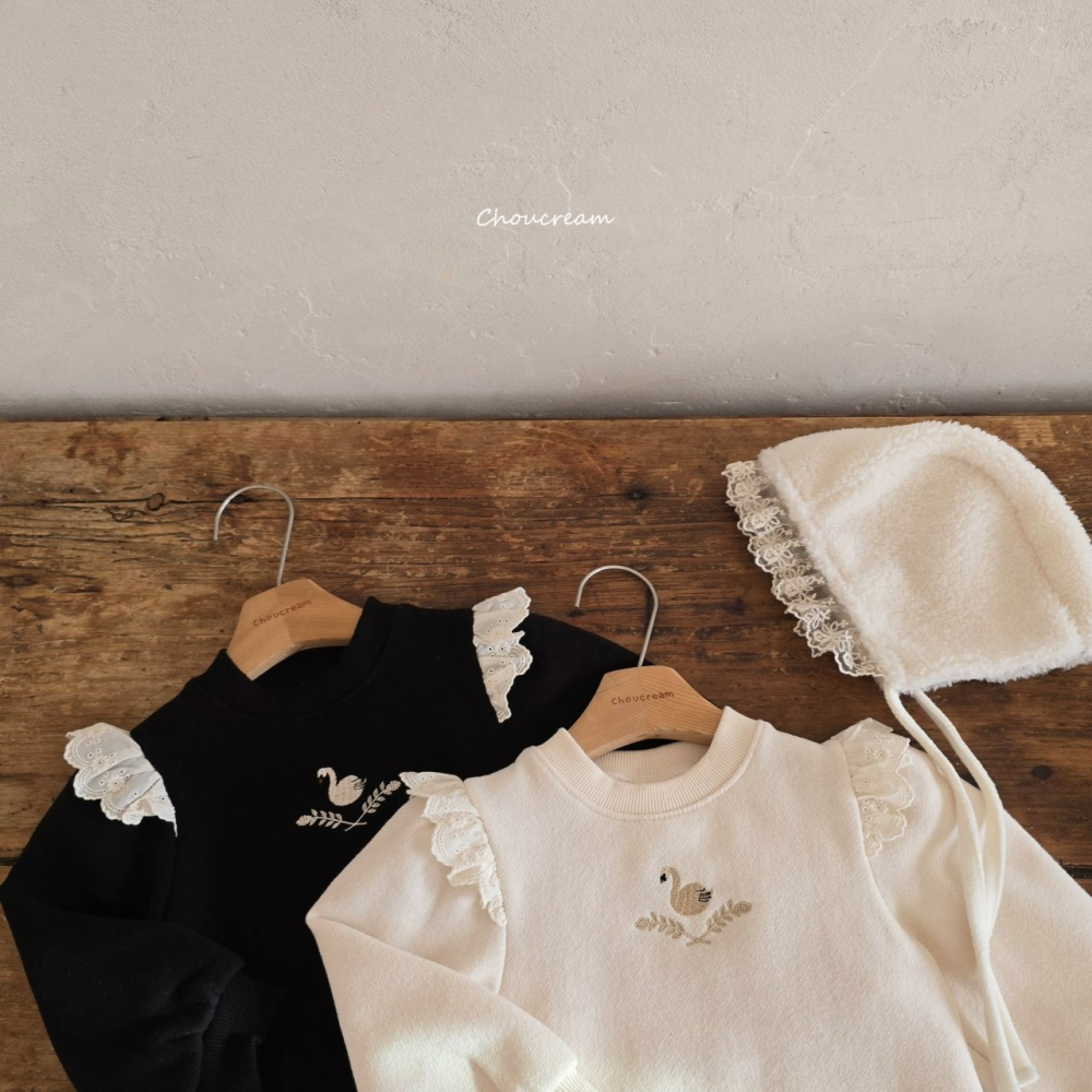 Choucream 上衣 슈크림 스완프릴티-細節圖2
