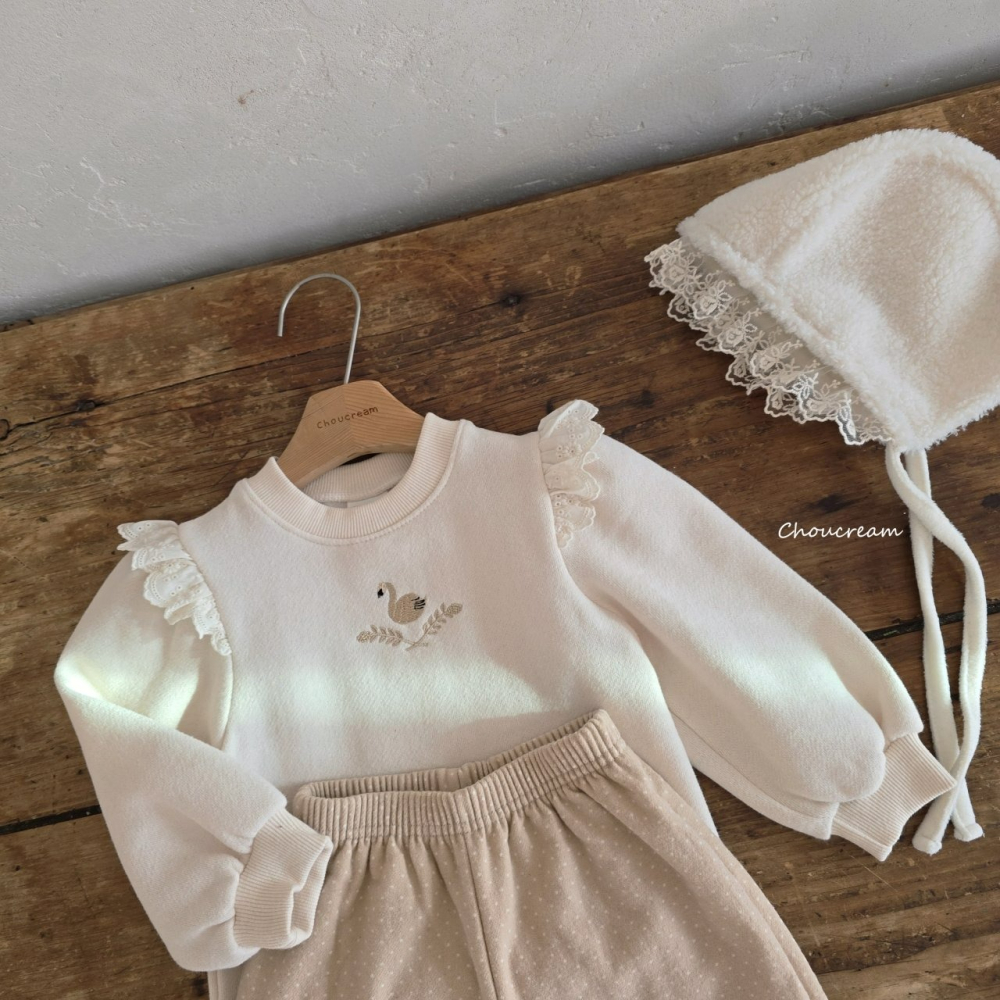 Choucream 上衣 슈크림 스완프릴티-細節圖8