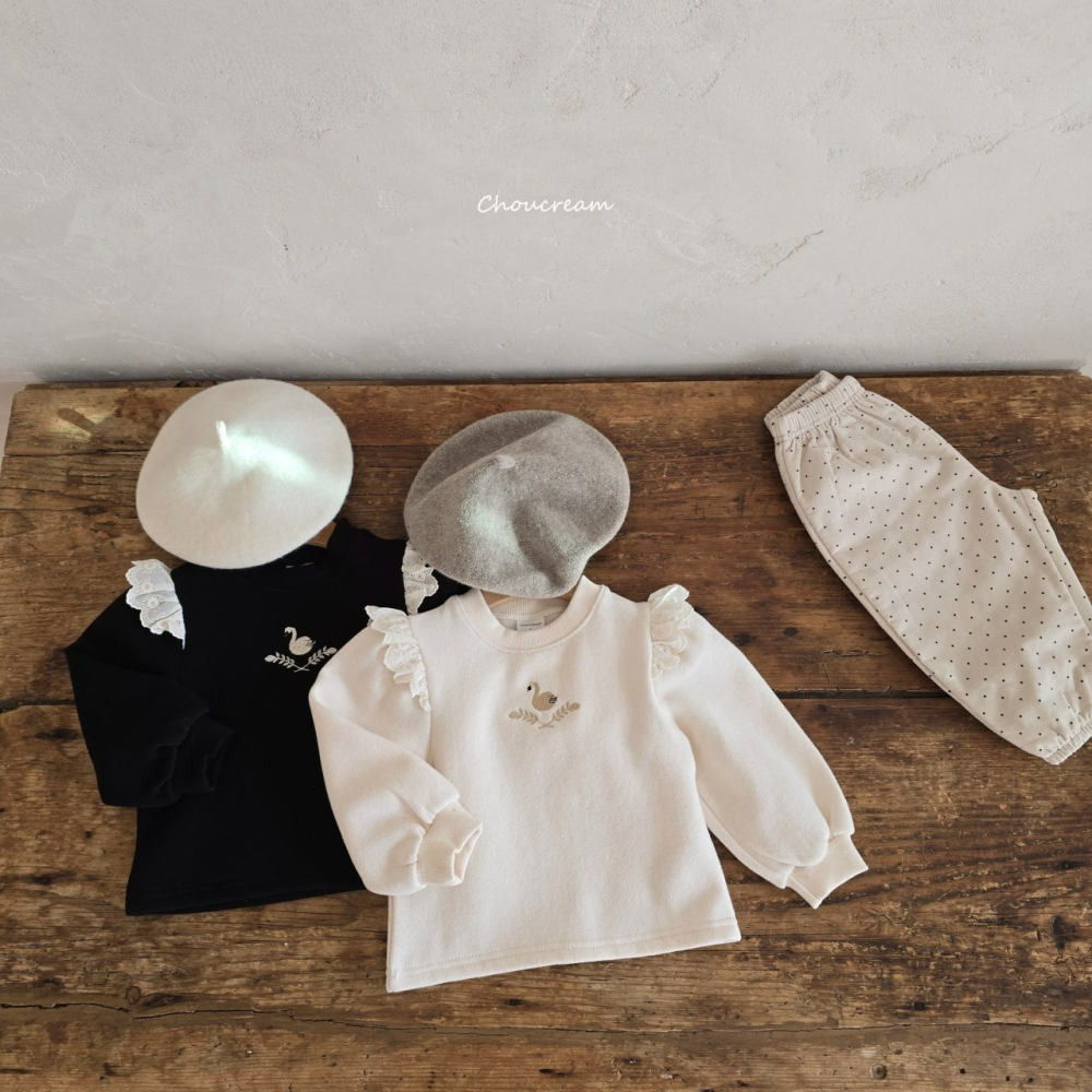 Choucream 上衣 슈크림 스완프릴티-細節圖9