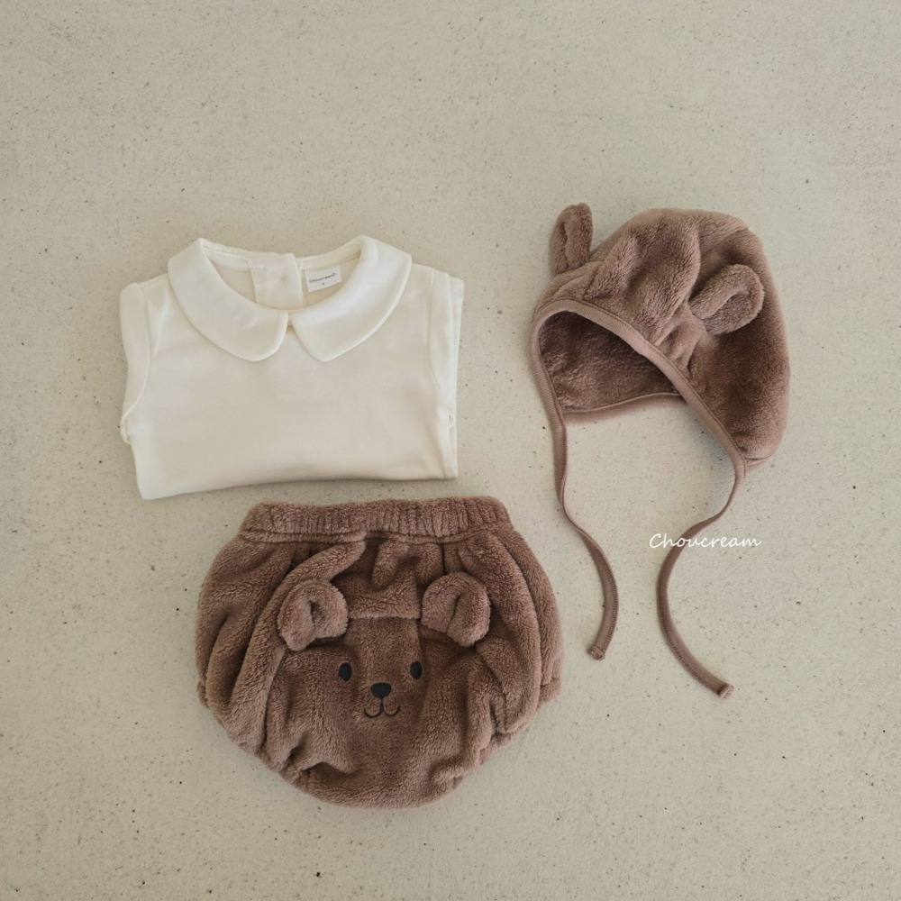 Choucream 屁屁褲 슈크림 아기곰블루머-細節圖11