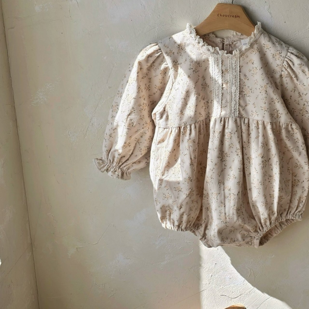 Choucream 包屁衣 슈크림 엘프꽃레이스슈트-細節圖3