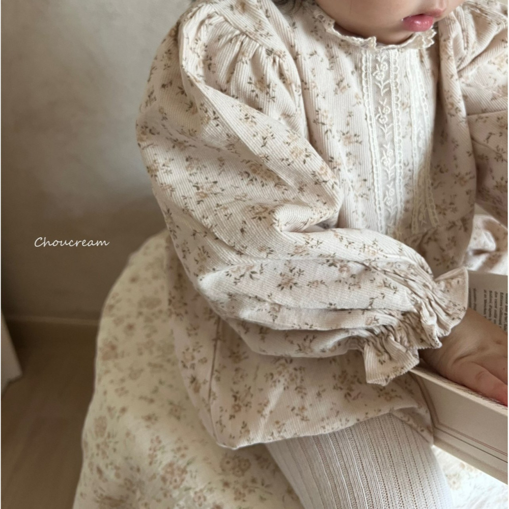 Choucream 包屁衣 슈크림 엘프꽃레이스슈트-細節圖4