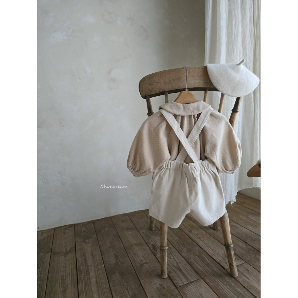 Choucream 吊帶褲 슈크림 코코멜빵오버롤-細節圖4