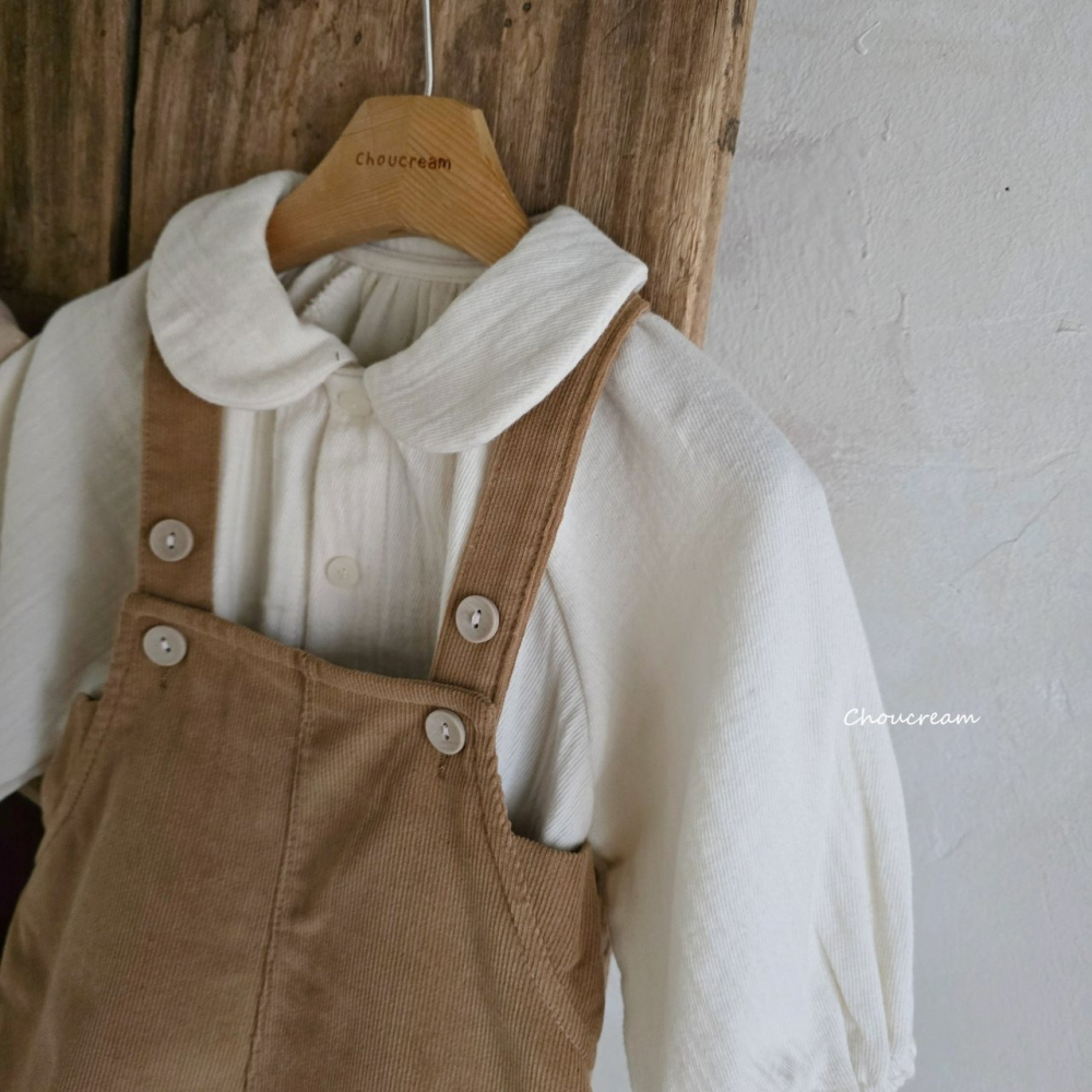 Choucream 吊帶褲 슈크림 코코멜빵오버롤-細節圖7