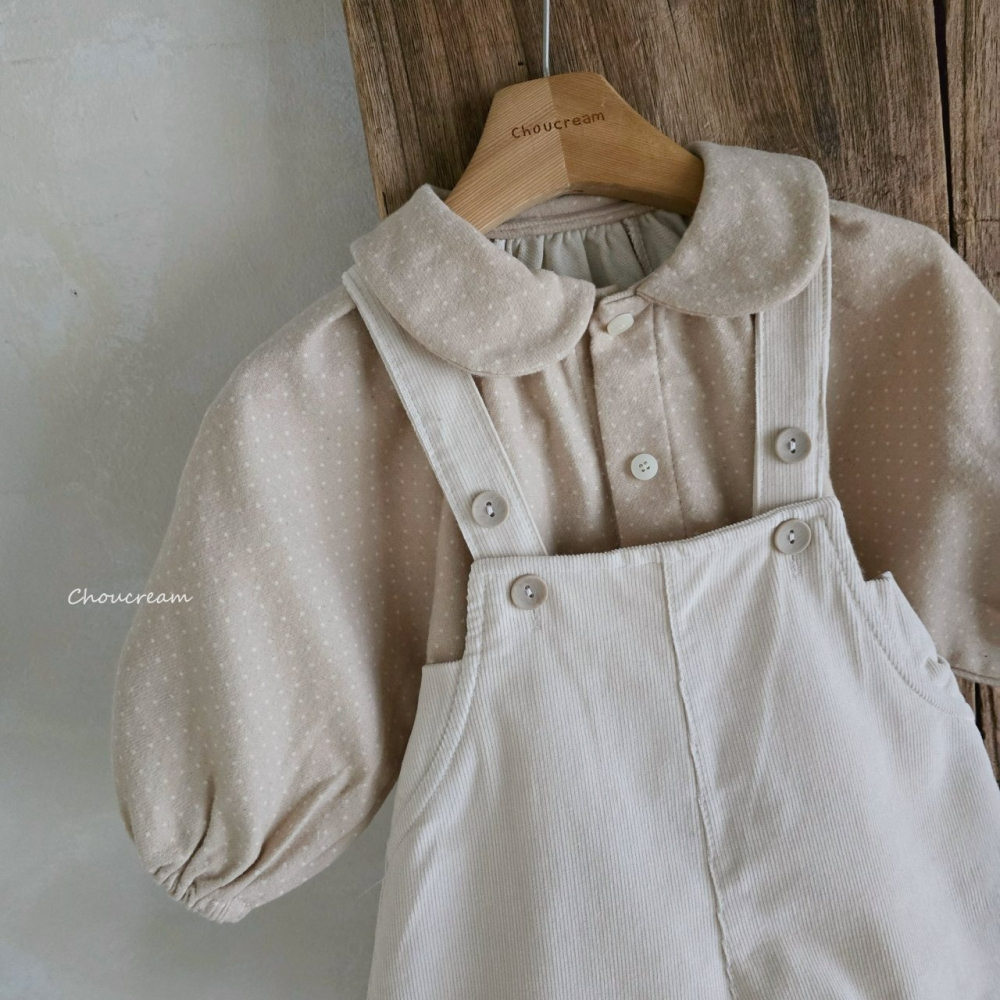 Choucream 吊帶褲 슈크림 코코멜빵오버롤-細節圖8