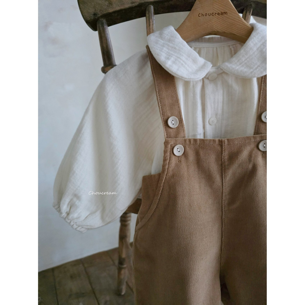 Choucream 吊帶褲 슈크림 코코멜빵오버롤-細節圖9