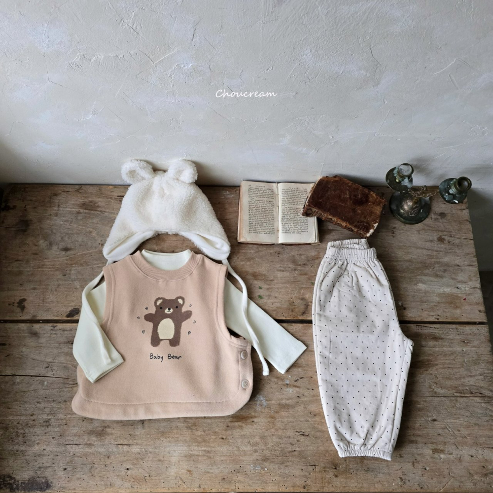 Choucream 背心 슈크림 큐티베어조끼-細節圖10