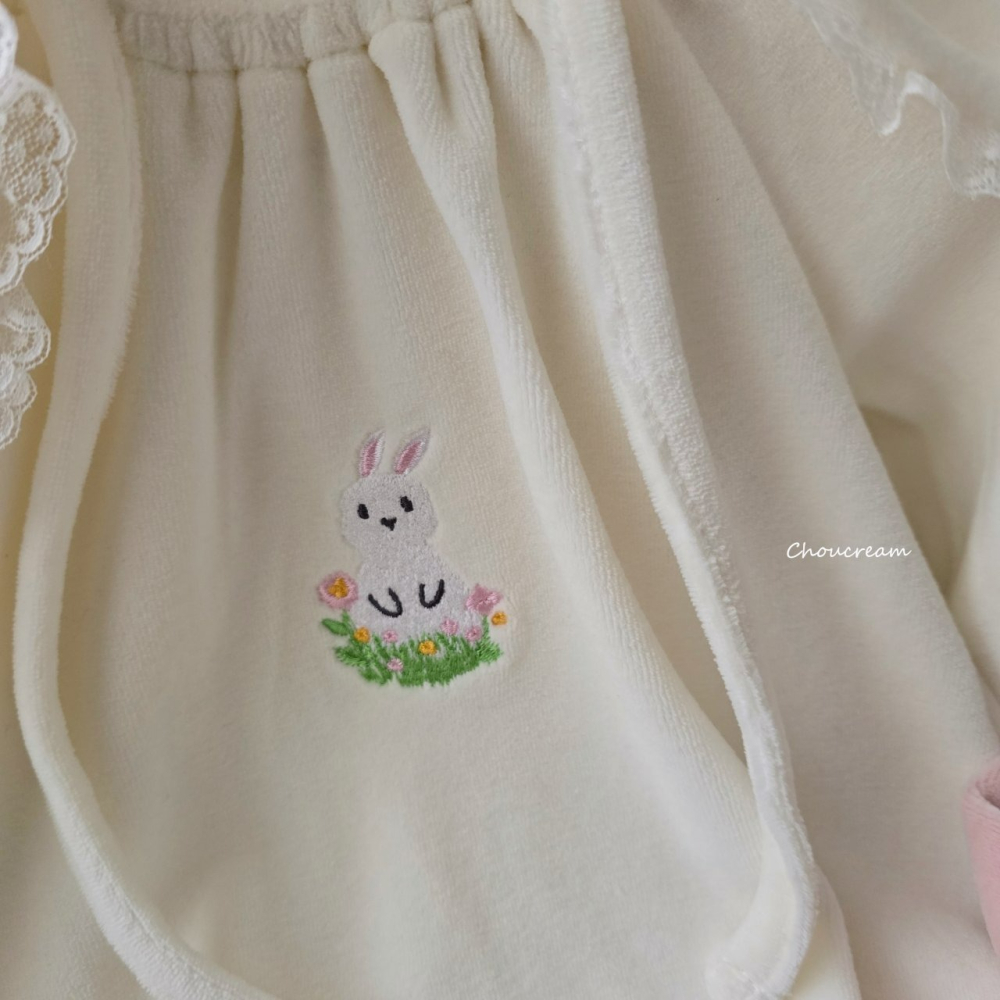 Choucream 包屁衣 (含帽) 슈크림 귀요미래빗슈트(보넷set)-細節圖5