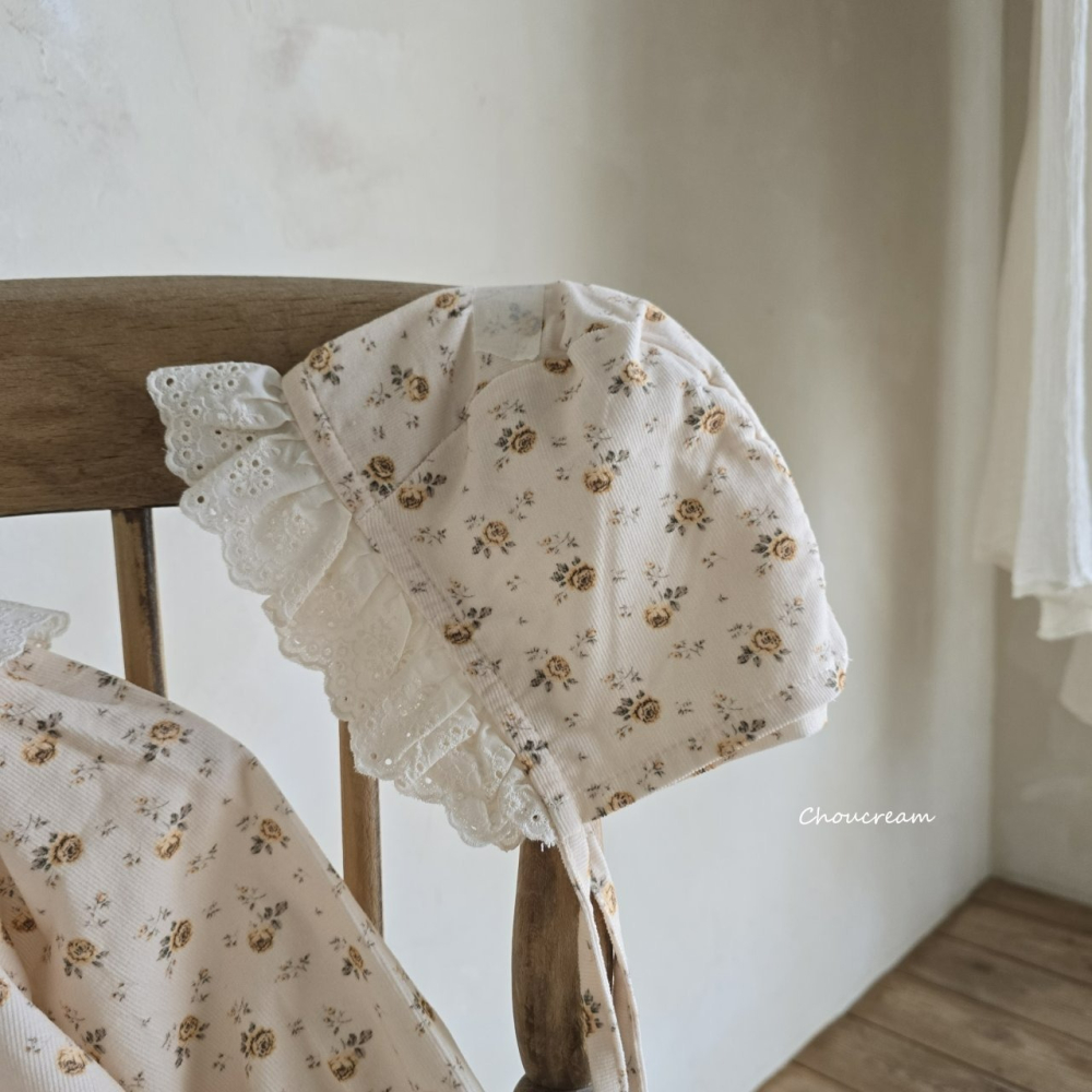 Choucream 包屁衣 (含帽) 슈크림 로즈보넷슈트(보넷set)-細節圖3