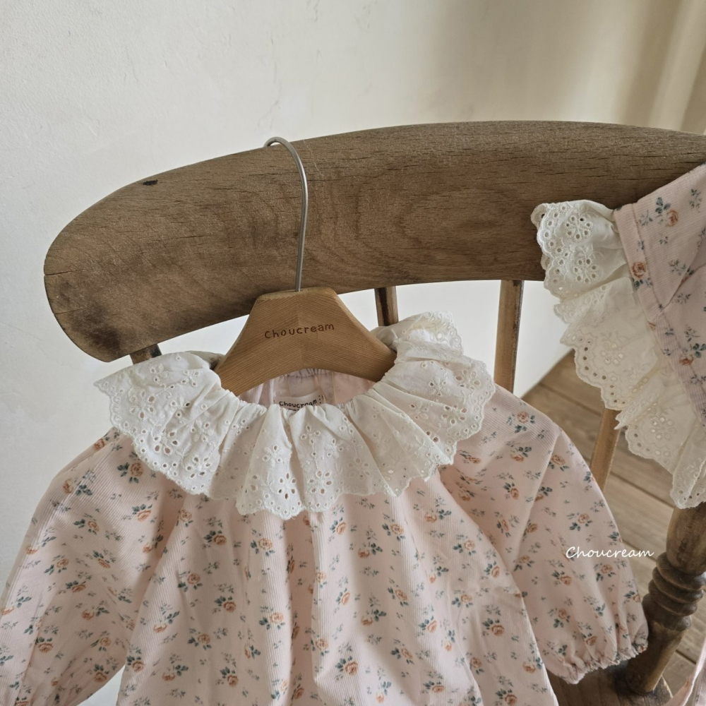 Choucream 包屁衣 (含帽) 슈크림 로즈보넷슈트(보넷set)-細節圖4