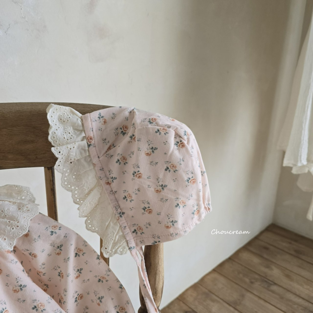 Choucream 包屁衣 (含帽) 슈크림 로즈보넷슈트(보넷set)-細節圖5