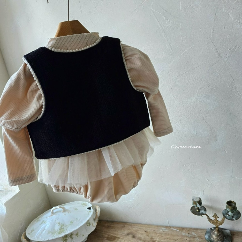 Choucream 背心 슈크림 비앙트위드조끼-細節圖5