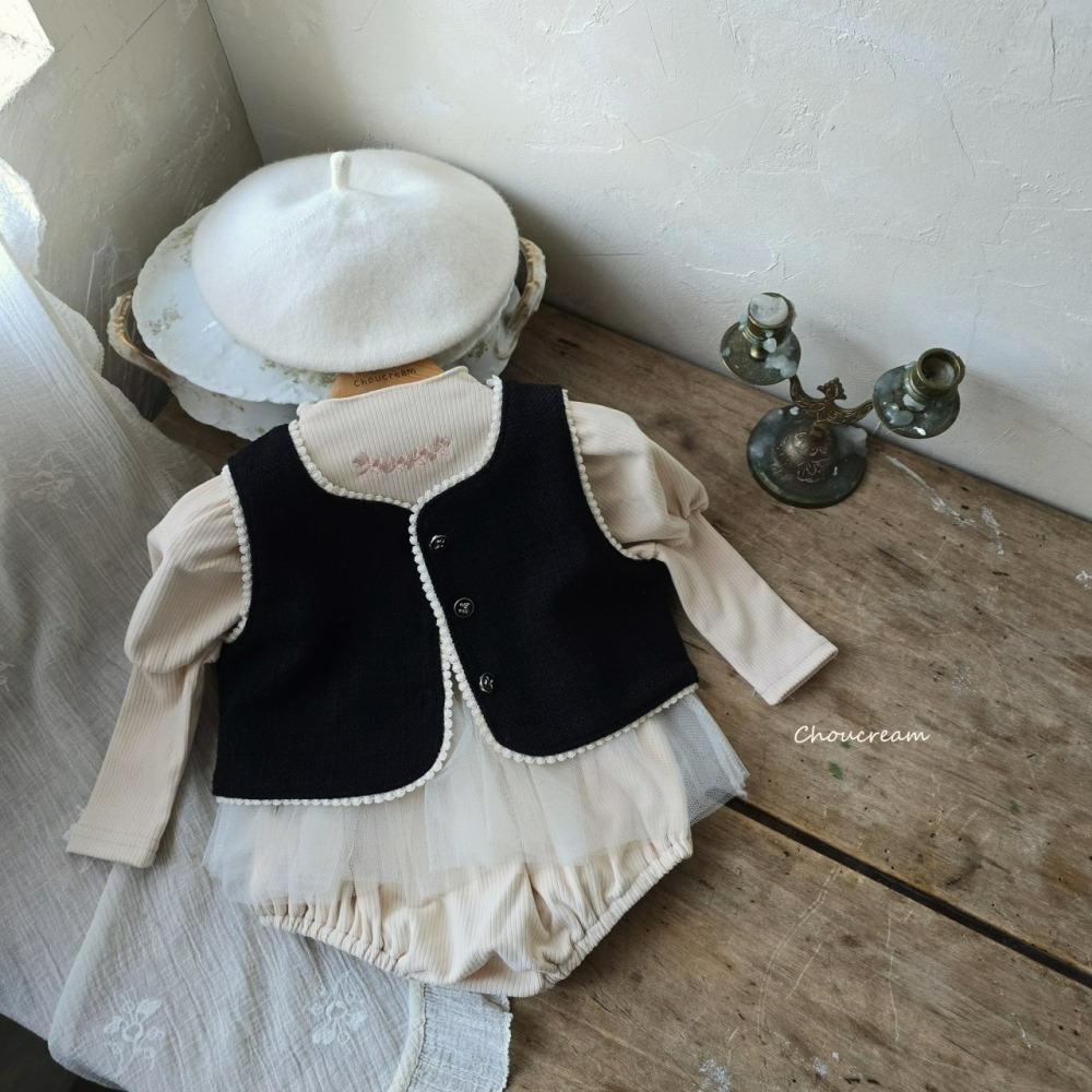 Choucream 背心 슈크림 비앙트위드조끼-細節圖7