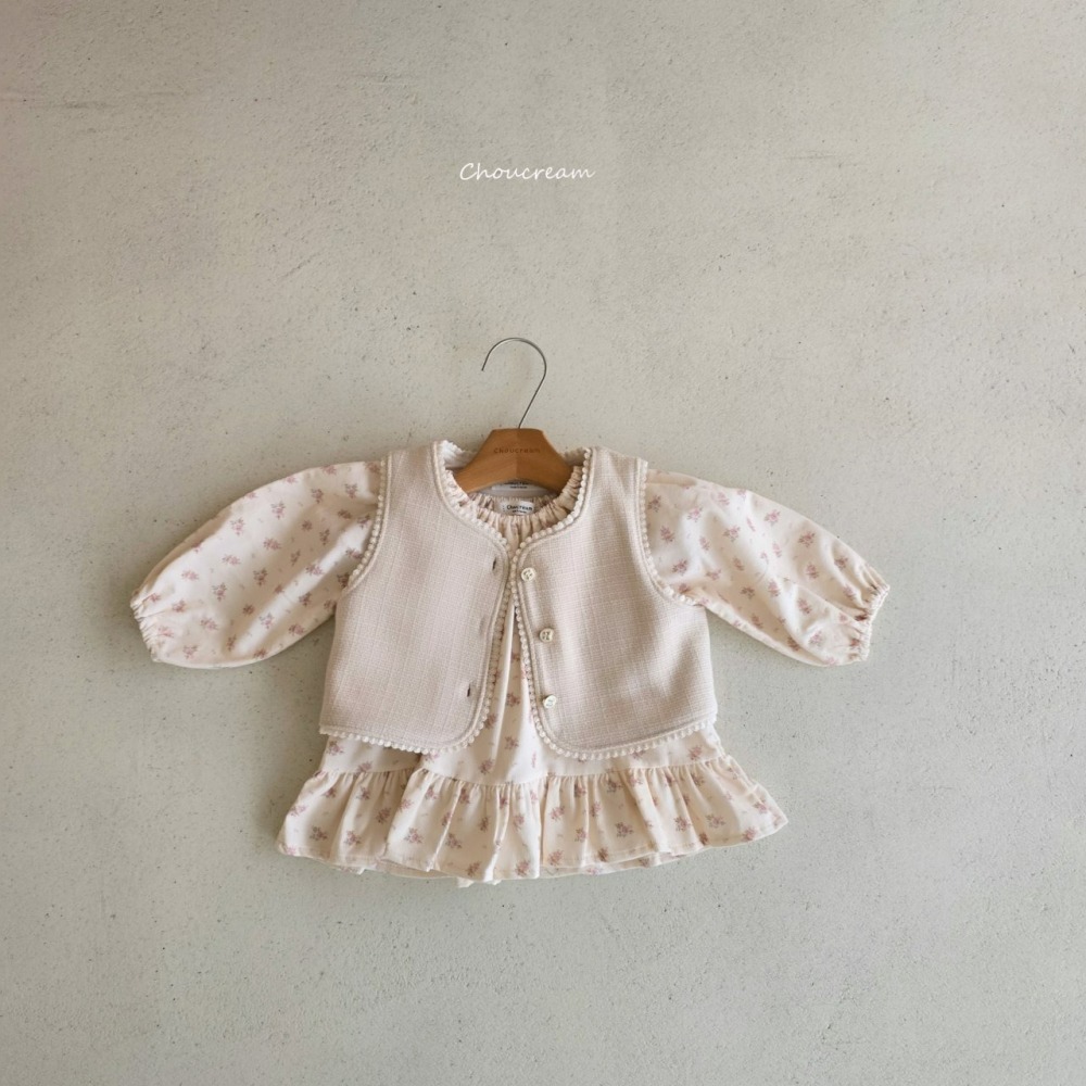 Choucream 背心 슈크림 비앙트위드조끼-細節圖10