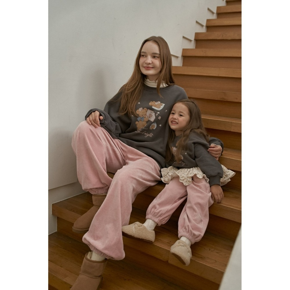 Momoann 上衣 모모앤 큐티맨투맨 親子裝-細節圖3