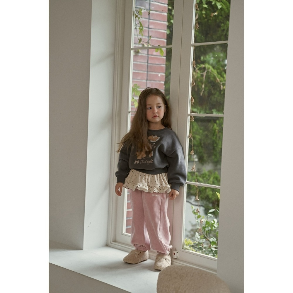 Momoann 上衣 모모앤 큐티맨투맨 親子裝-細節圖5