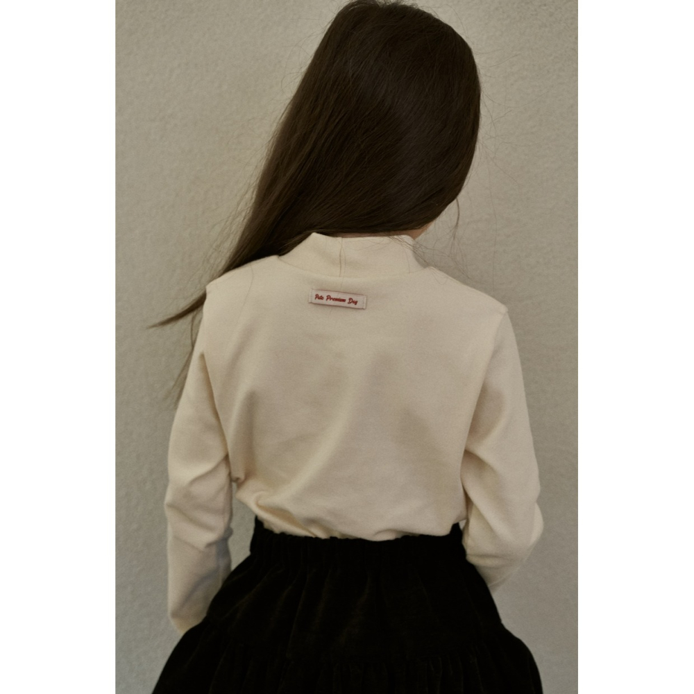 Momoann 上衣 모모앤 라벨반폴라-細節圖5