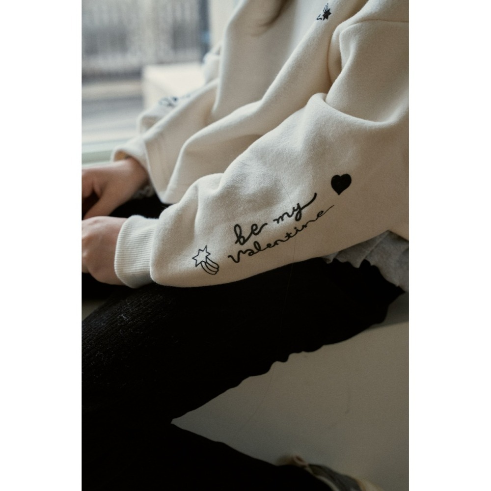 Momoann 上衣 모모앤 솔라맨투맨-細節圖5