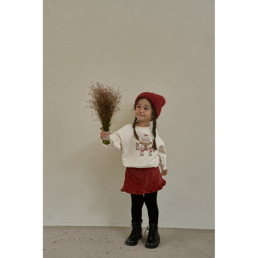 Momoann 上衣 모모앤 체리맨투맨-細節圖4