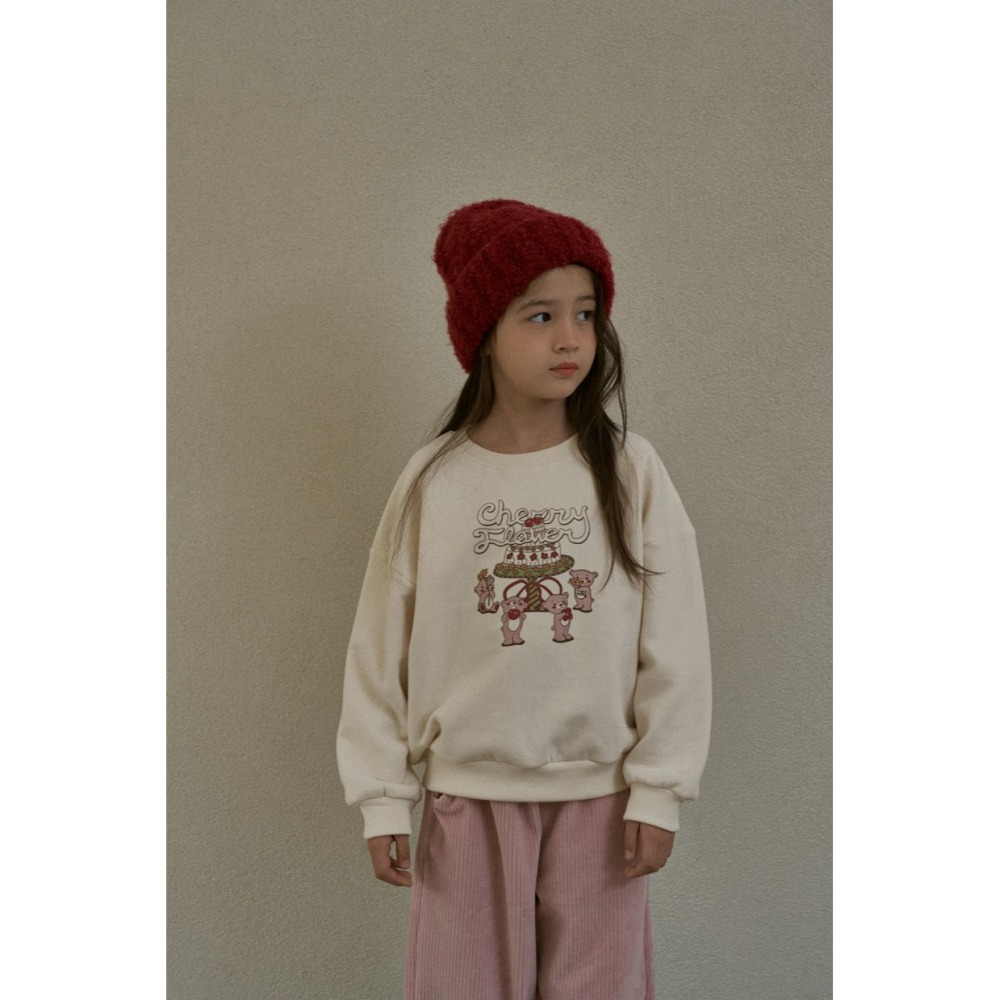 Momoann 上衣 모모앤 체리맨투맨-細節圖7