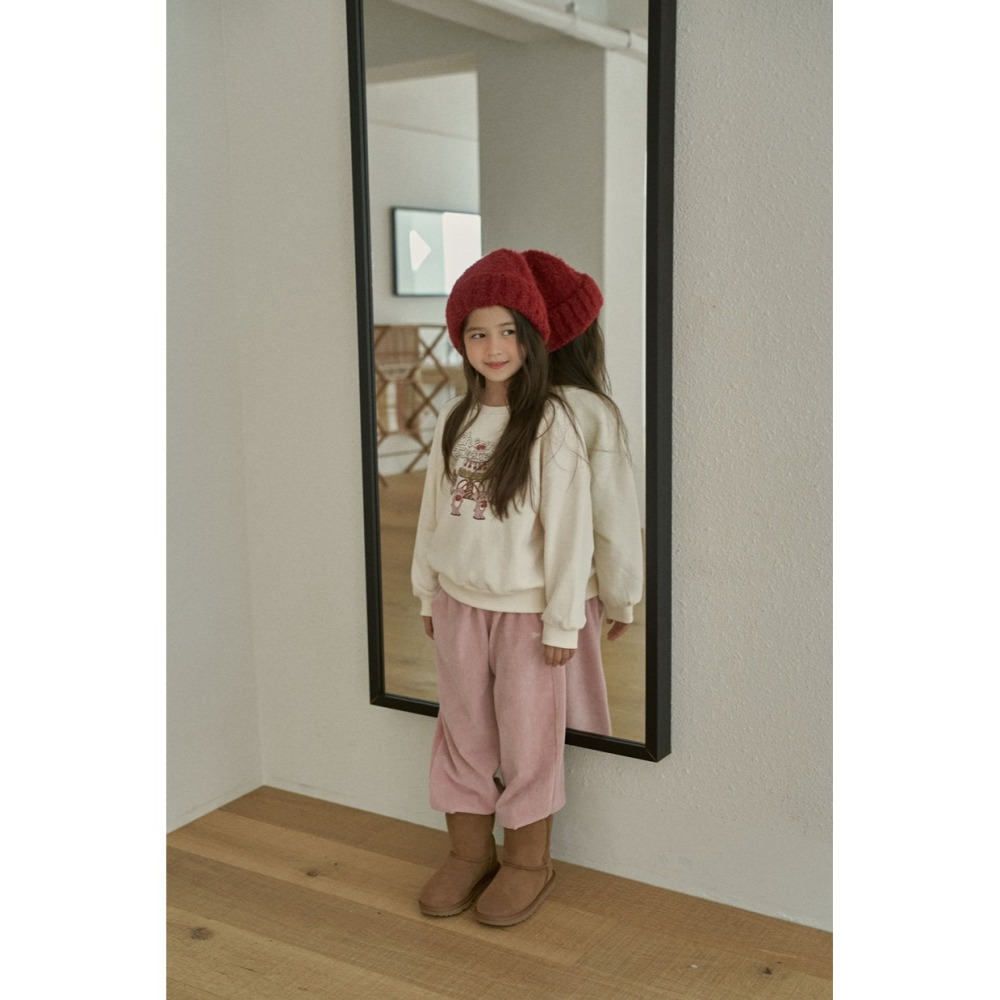 Momoann 上衣 모모앤 체리맨투맨-細節圖8