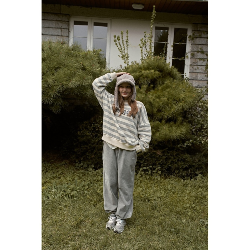 Momoann 媽媽上衣 親子裝 모모앤 파리맨투맨 (Mom)-細節圖6