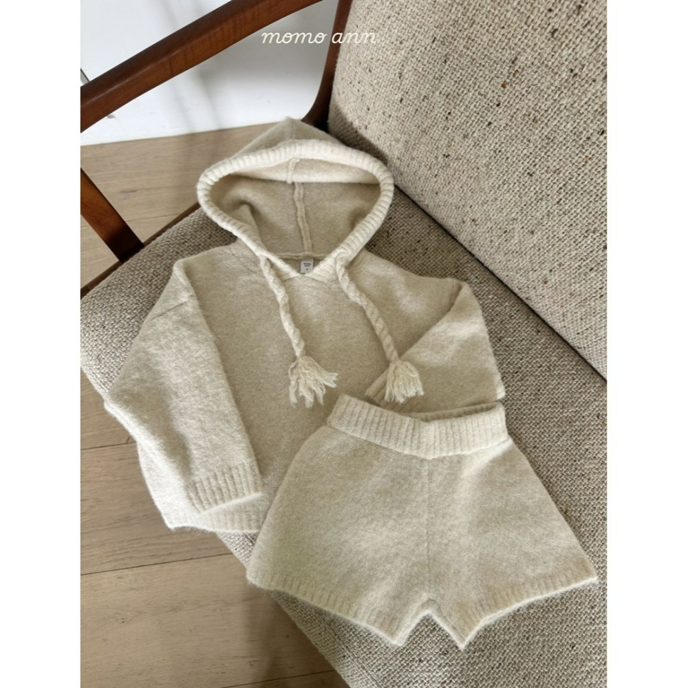 Momoann 모모앤 親子裝 媽媽成套 니트후드셋트 (Adult)-細節圖3