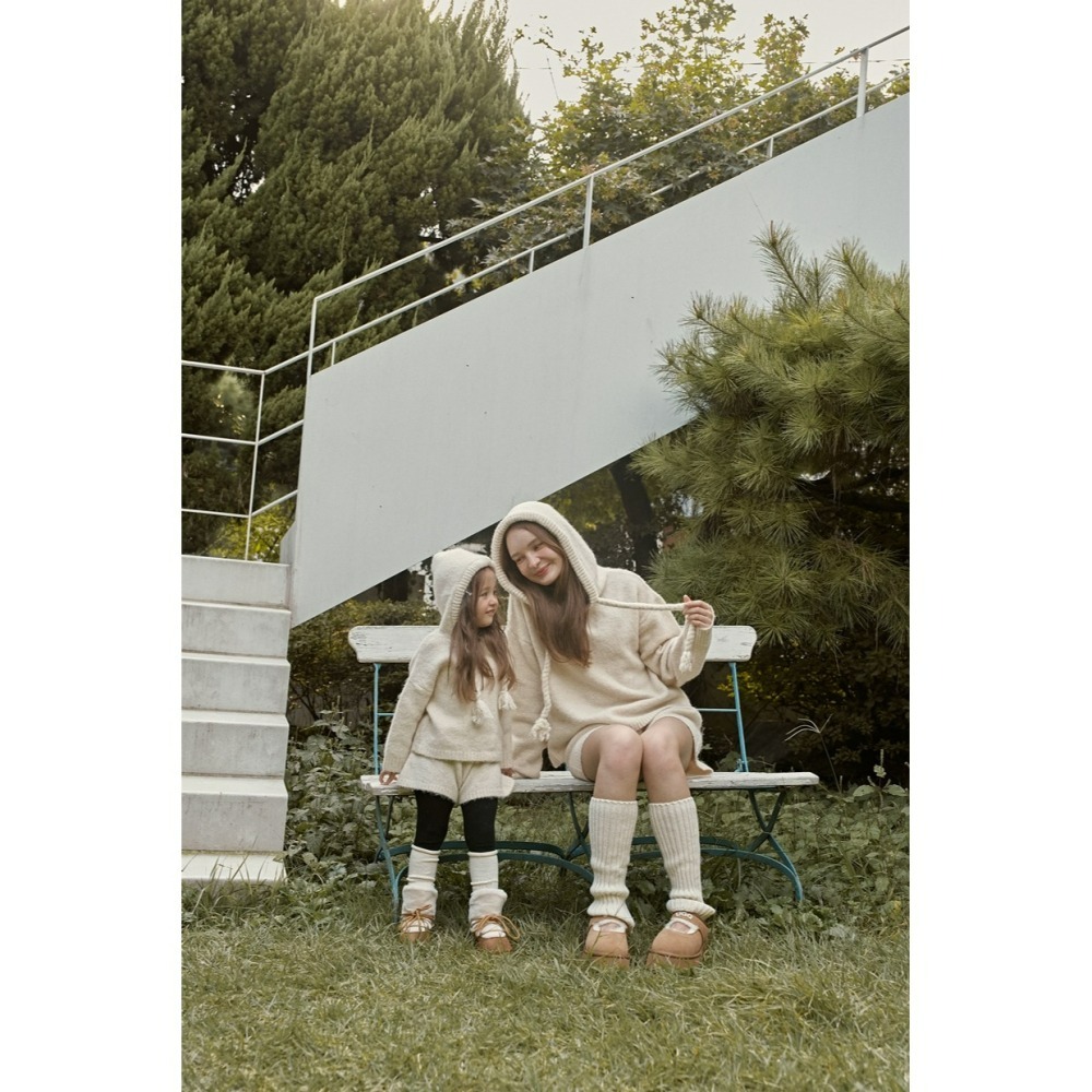 Momoann 모모앤 親子裝 媽媽成套 니트후드셋트 (Adult)-細節圖7