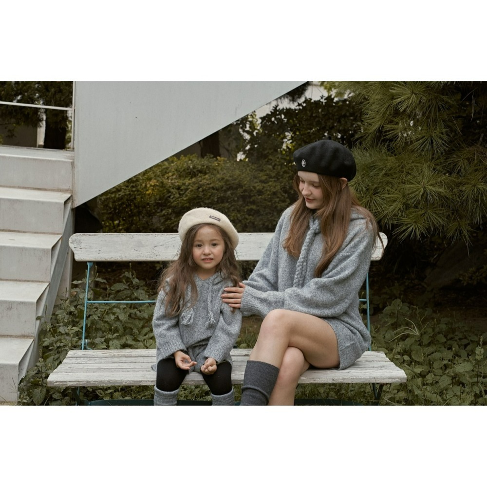 Momoann 모모앤 親子裝 媽媽成套 니트후드셋트 (Adult)-細節圖11