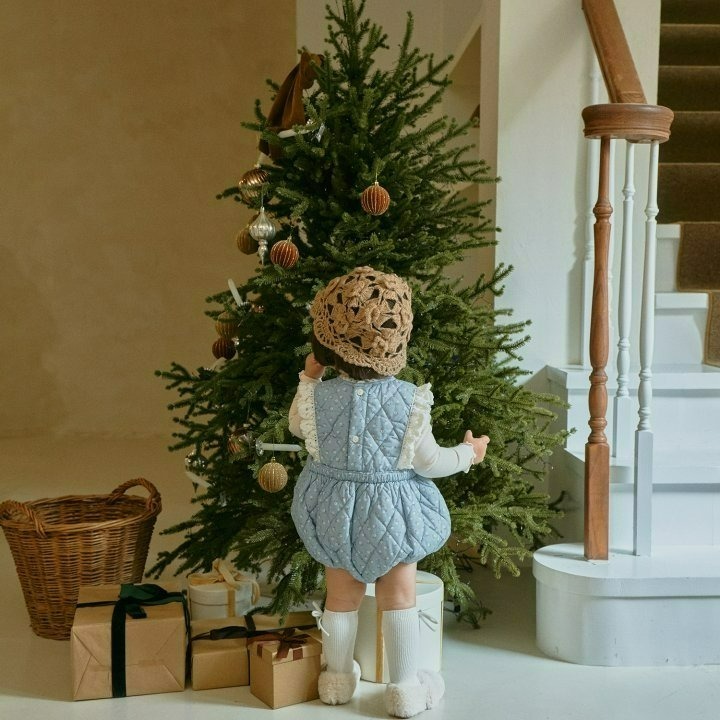 Milkbalm 包屁衣 밀크밤 로라퀼팅슈트-細節圖5