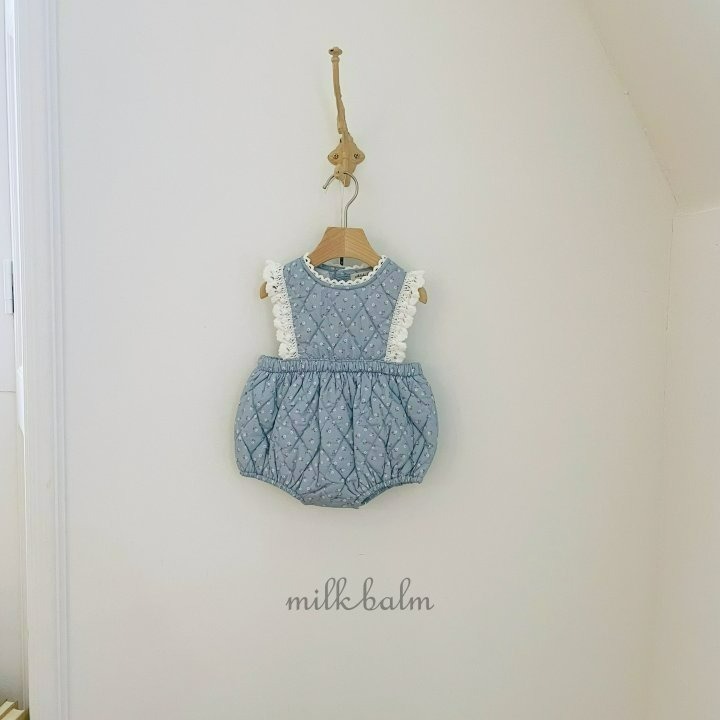 Milkbalm 包屁衣 밀크밤 로라퀼팅슈트-細節圖9