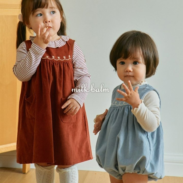 Milkbalm 包屁衣 밀크밤 베일리슈트-細節圖5