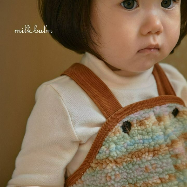 Milkbalm 褲子 吊帶褲 밀크밤 솜사탕오버롤-細節圖5