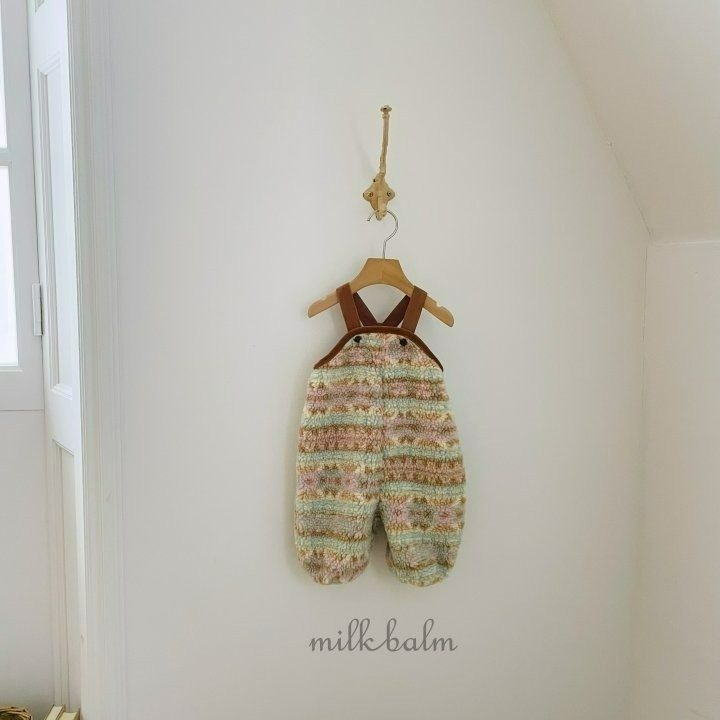 Milkbalm 褲子 吊帶褲 밀크밤 솜사탕오버롤-細節圖6