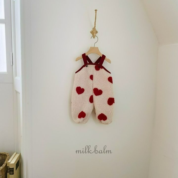 Milkbalm 褲子 吊帶褲 밀크밤 솜사탕오버롤-細節圖7