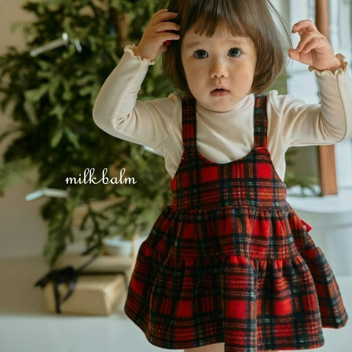 Milkbalm 上衣 밀크밤 윈터목폴라-細節圖4