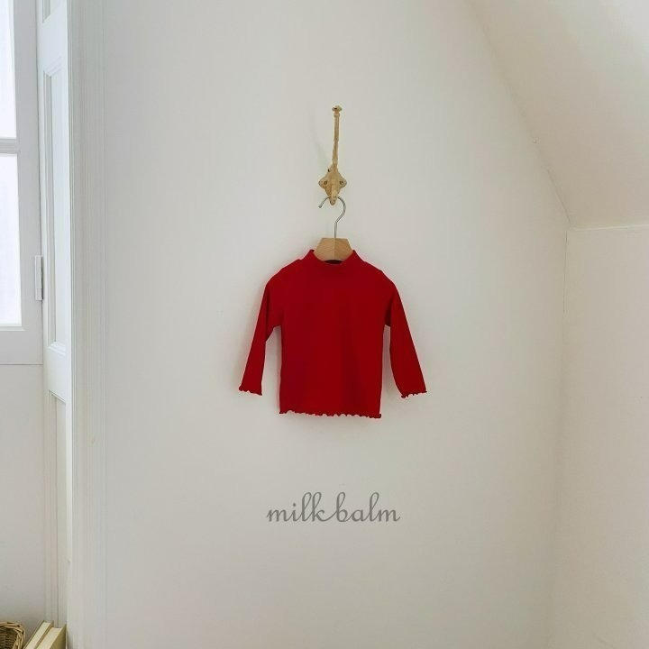 Milkbalm 上衣 밀크밤 윈터목폴라-細節圖8