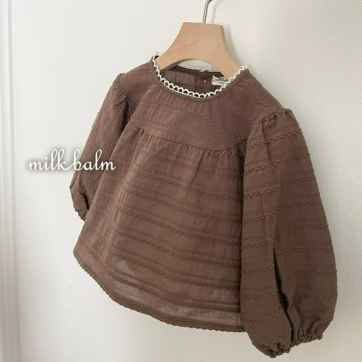 Milkbalm 上衣 襯衫 밀크밤 주드블라우스-細節圖10