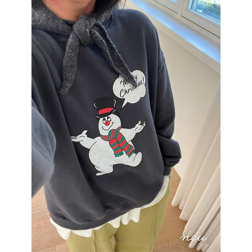 Neu 上衣 노이 위고비맨투맨(ADULT)-細節圖2