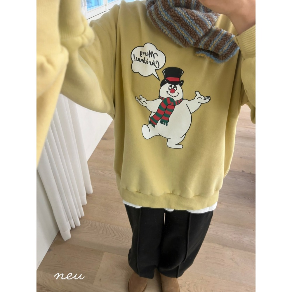 Neu 上衣 노이 위고비맨투맨(ADULT)-細節圖3