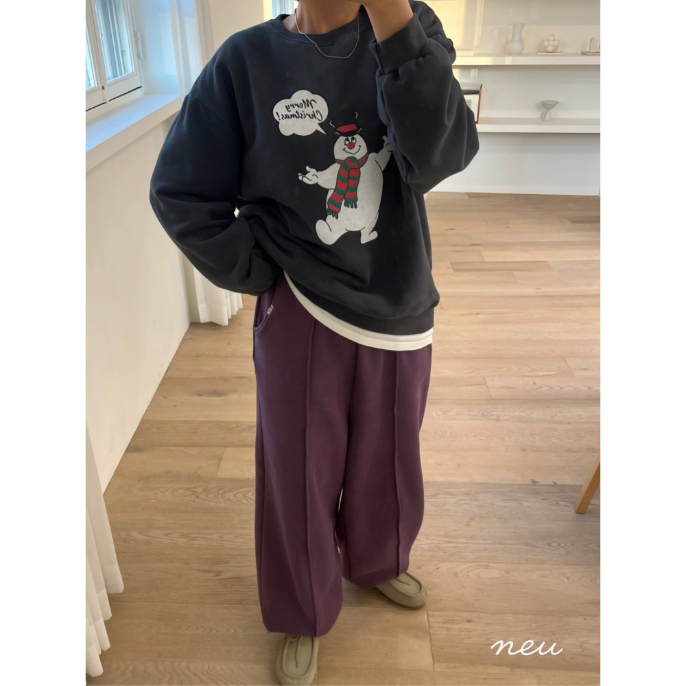 Neu 上衣 노이 위고비맨투맨(ADULT)-細節圖5