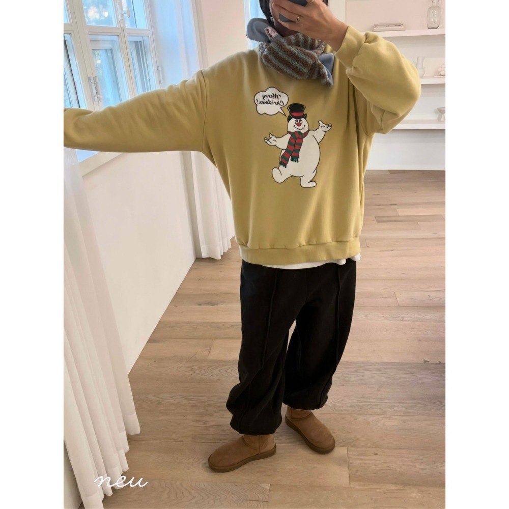 Neu 上衣 노이 위고비맨투맨(ADULT)-細節圖6