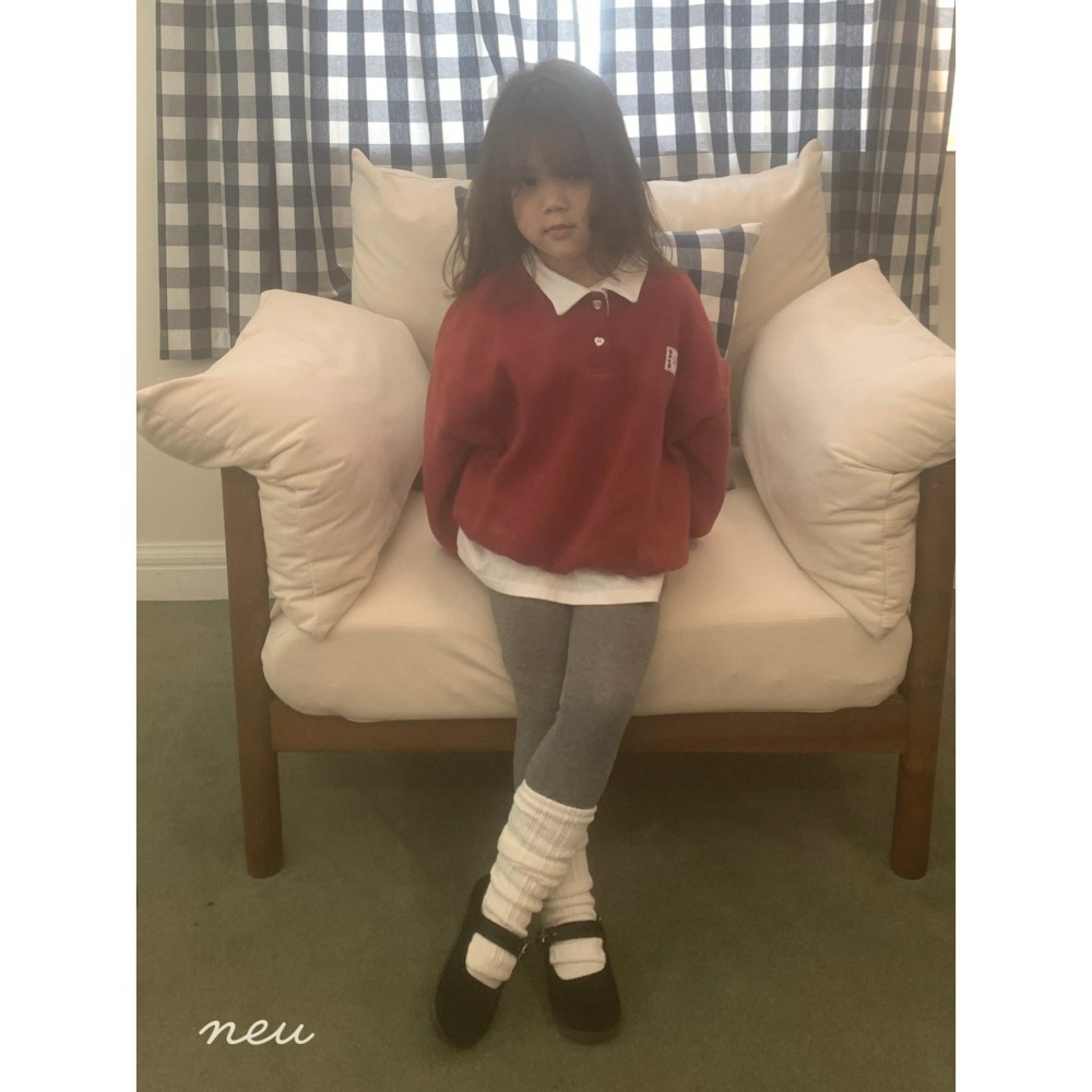 Neu 上衣 노이 메리럭비맨투맨-細節圖3