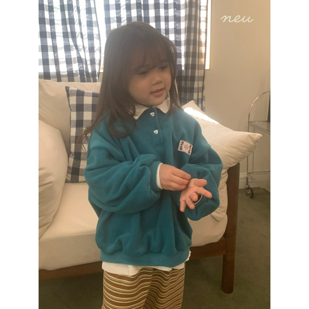 Neu 上衣 노이 메리럭비맨투맨-細節圖5