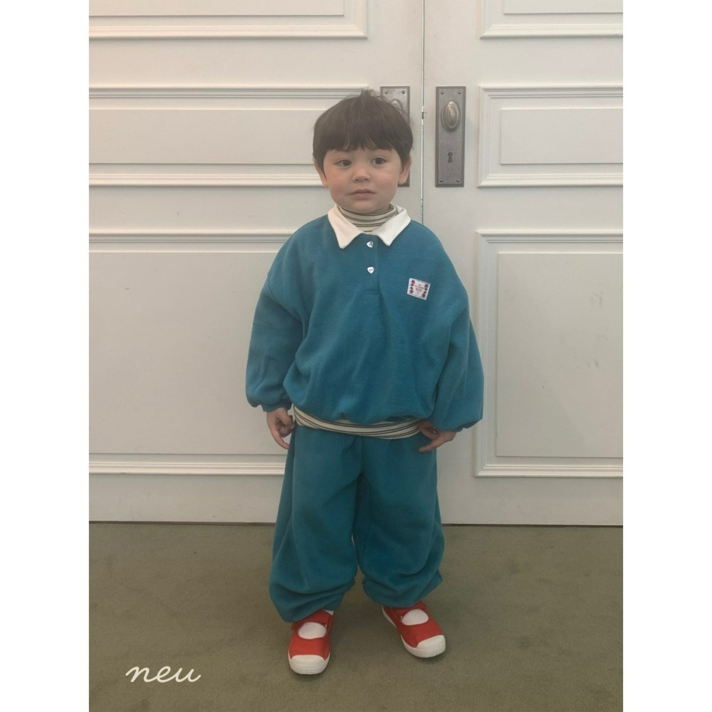 Neu 上衣 노이 메리럭비맨투맨-細節圖7