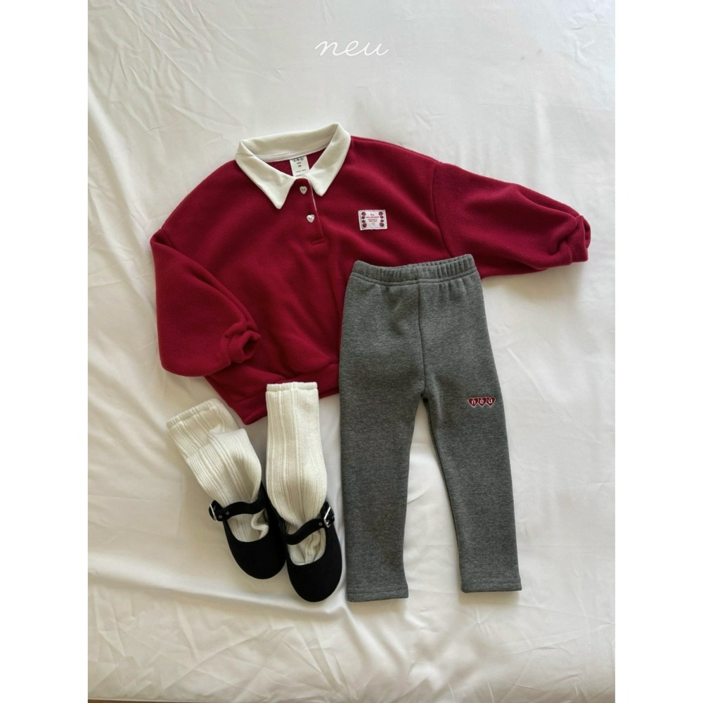 Neu 上衣 노이 메리럭비맨투맨-細節圖11