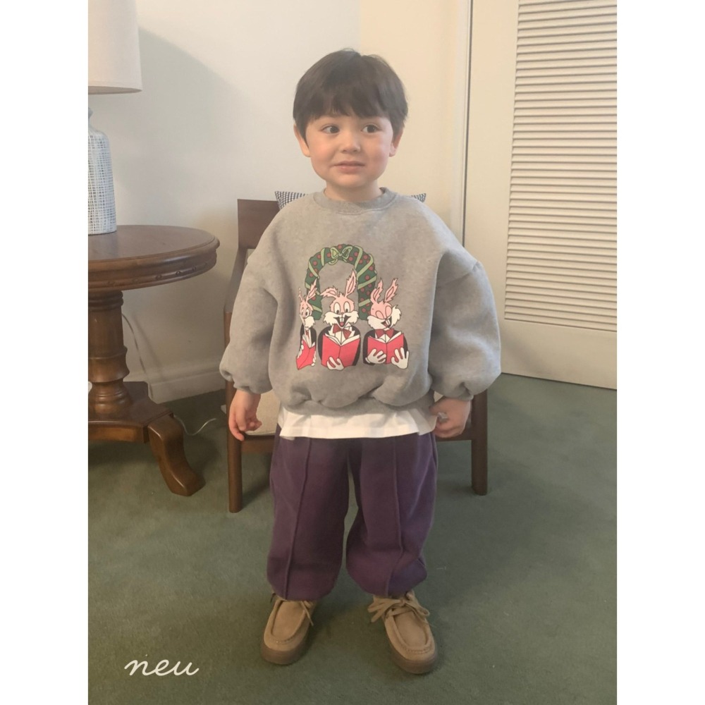 Neu 上衣 노이 바니맨투맨-細節圖2