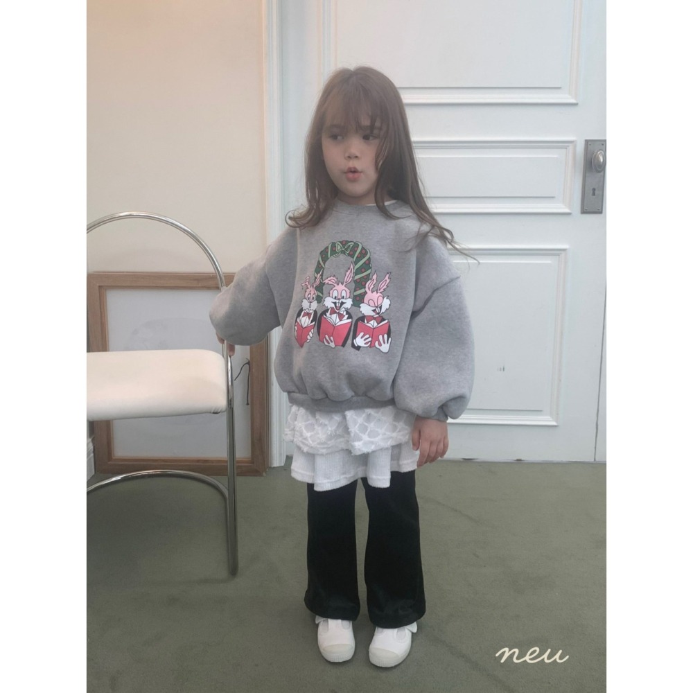 Neu 上衣 노이 바니맨투맨-細節圖4