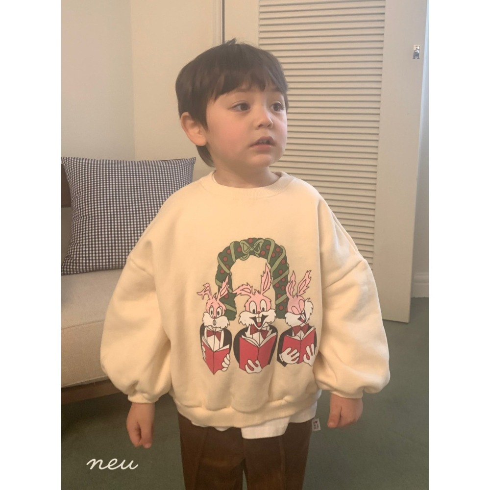 Neu 上衣 노이 바니맨투맨-細節圖6